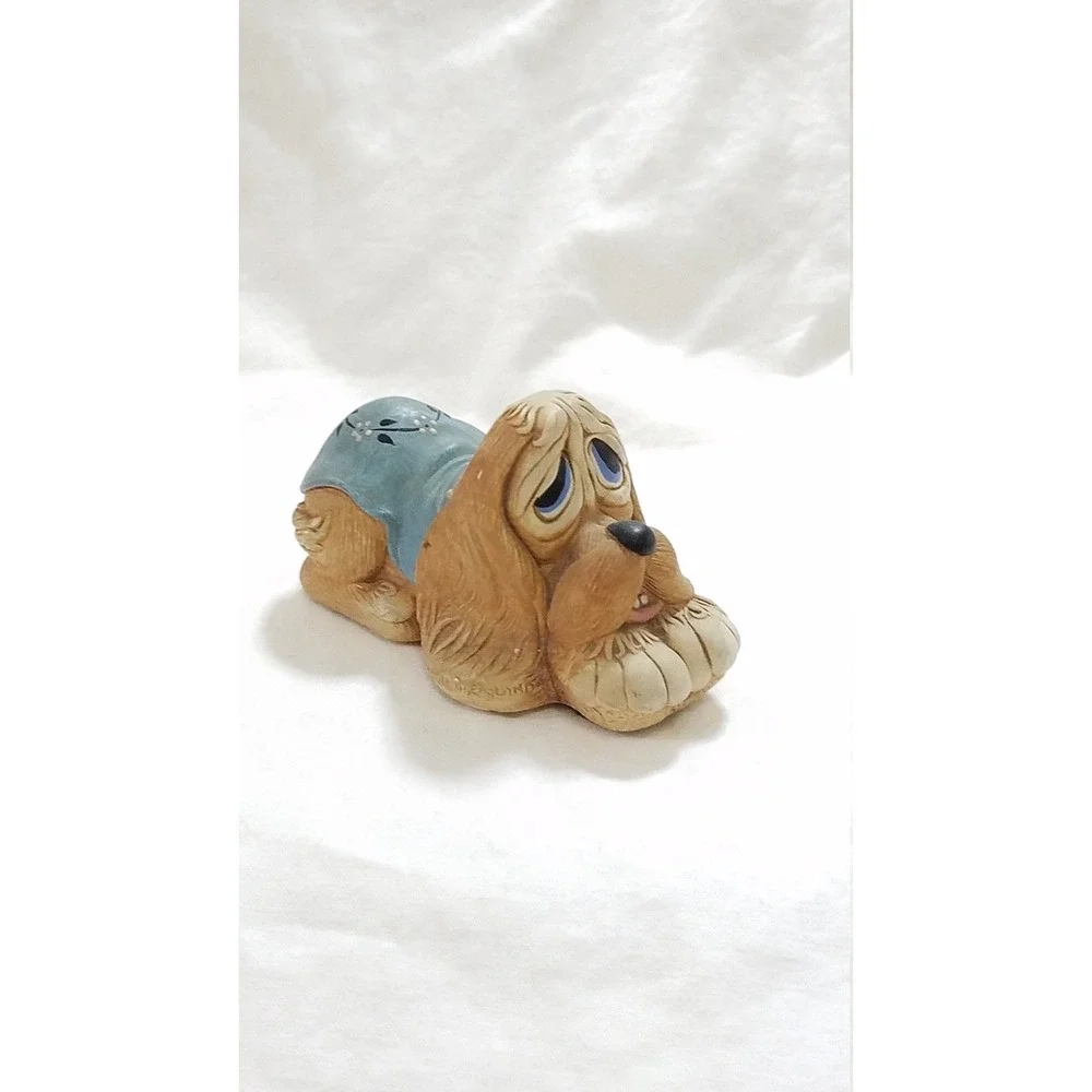 Vtg‎ Pendelfin hand painted stonecraft pooch dog figurine home decor mid century